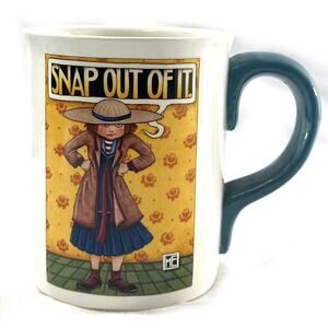 Mary Engelbreit Snap Out of It Teleflora Oversized Mug Cup 5" Plant Holder